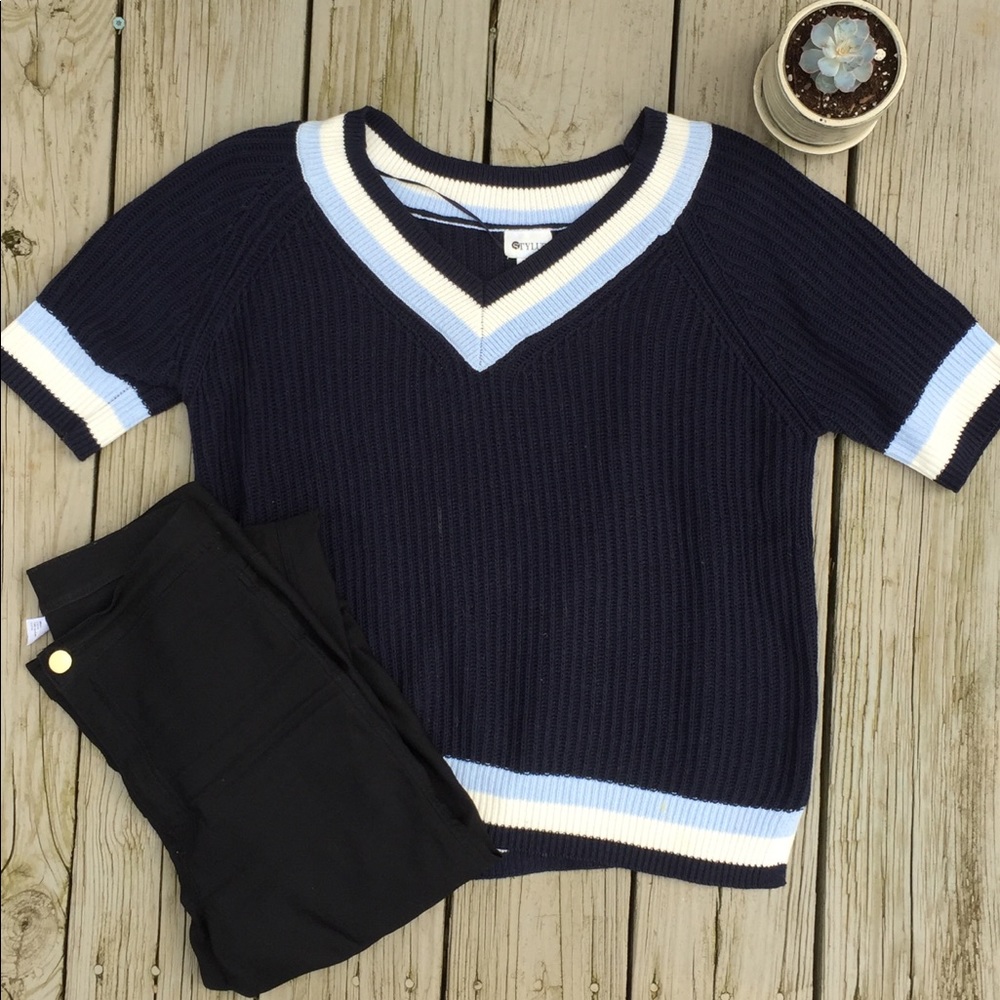 Preppy Stripe Sweater